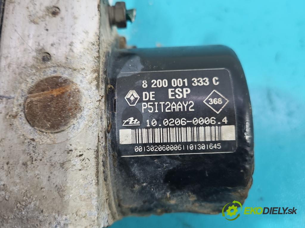 Renault Laguna II 2001-2007 1.6 16V 107 HP manual 79 kW 1598 cm3 5- čerpadlo abs 8200001333C (Pumpy brzdové)