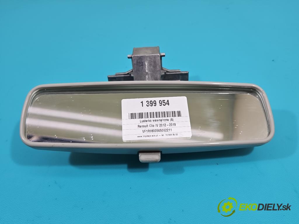 Renault Clio IV 2012-2020 0.9 T 90 hp manual 66 kW 898 cm3 5- zpětné zrcátko vnitřní  (Světla vnitřní)