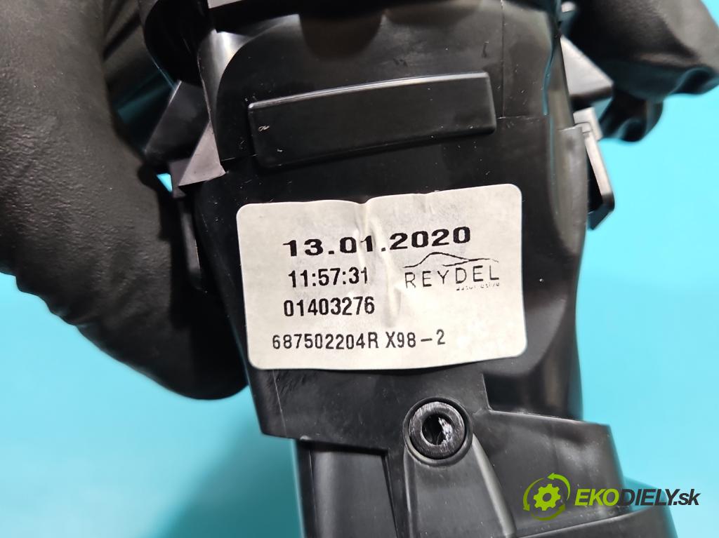 Renault Clio IV 2012-2020 0.9 T 90 HP manual 66 kW 898 cm3 5- Mřížka: kúrenia stredová 687502204R (Mriežky kúrenia (fukáre))