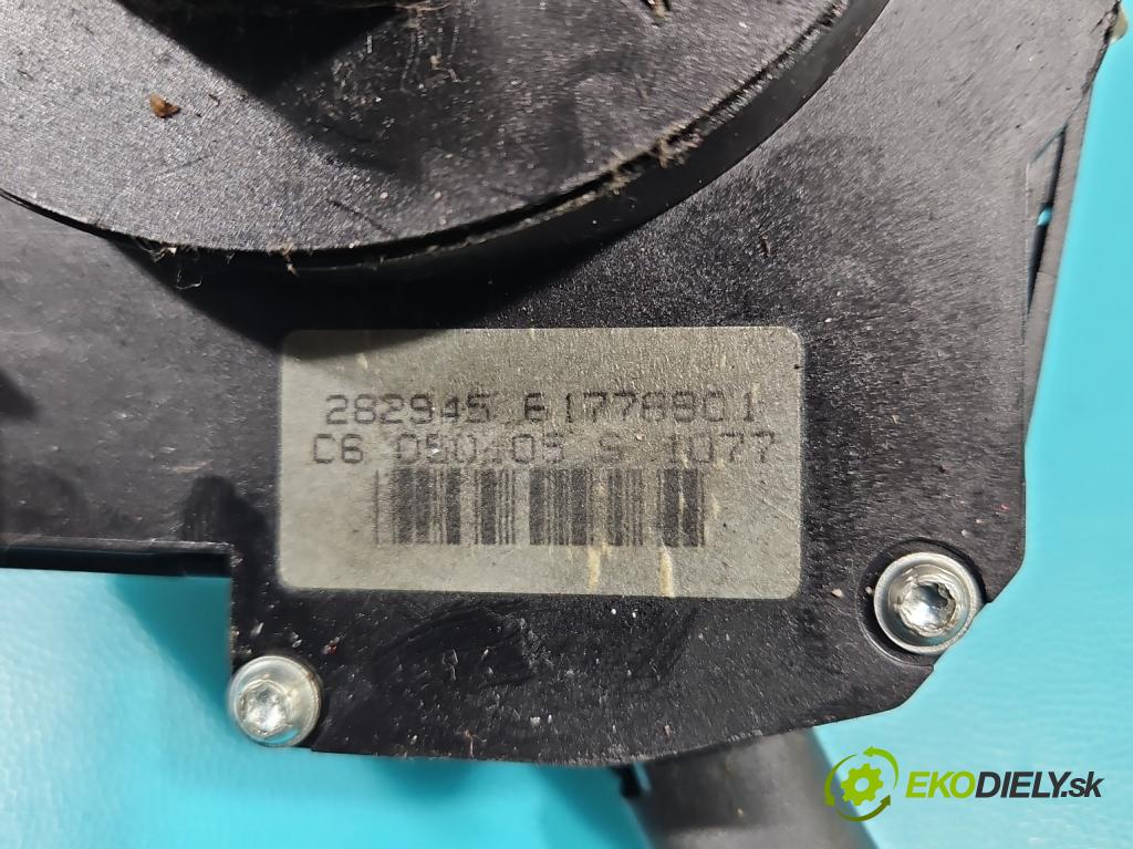 Citroen C3 I 2002-2009 1.1 8V 60 HP manual 44 kW 1124 cm3 5- prepínač komplex: 96576762XT (Prepínače, spínače, tlačidlá a ovládače kúrenia)