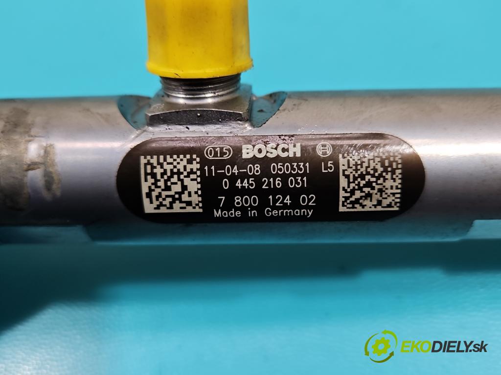 Bmw 5 F10 2010-2017 3.0d 258 HP automatic 190 kW 2993 cm3 5- lišta vstrekovacia 0445216031 (Vstrekovacie lišty)