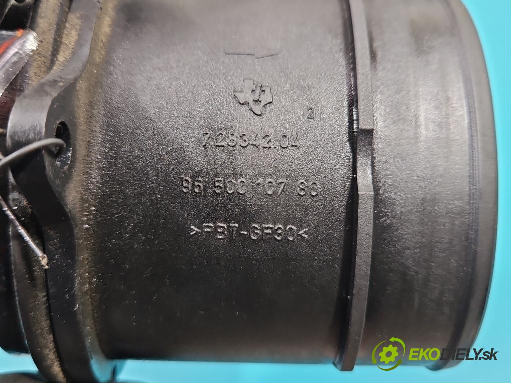 Citroen Berlingo I 1996-2008 1.6 hdi 90 HP manual 66,2 kW 1560 cm3 5- průtokoměr: 72834204 (Váhy vzduchu)