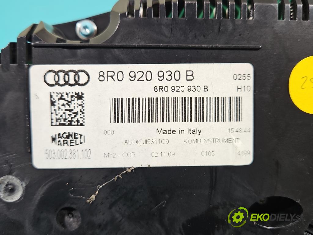 Audi Q5 2008-2016 2.0 TFSI 211KM manual 155 kW 1984 cm3 5- prístrojovka/ budíky 8R0920930B (Prístrojové dosky, displeje)