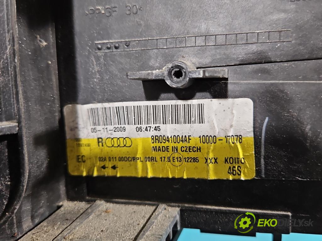 Audi Q5 2008-2016 2.0 TFSI 211KM manual 155 kW 1984 cm3 5- Reflektor: pravý 8R0941004AF (Pravé)