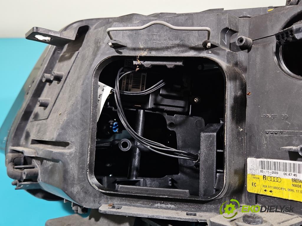 Audi Q5 2008-2016 2.0 TFSI 211KM manual 155 kW 1984 cm3 5- Reflektor: pravý 8R0941004AF (Pravé)