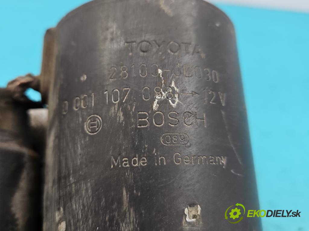 Toyota Corolla E11 1997-2002 1.4 vvti 97KM manual 71 kW 1398 cm3 5- štartér 0001107088 (Štartéry)