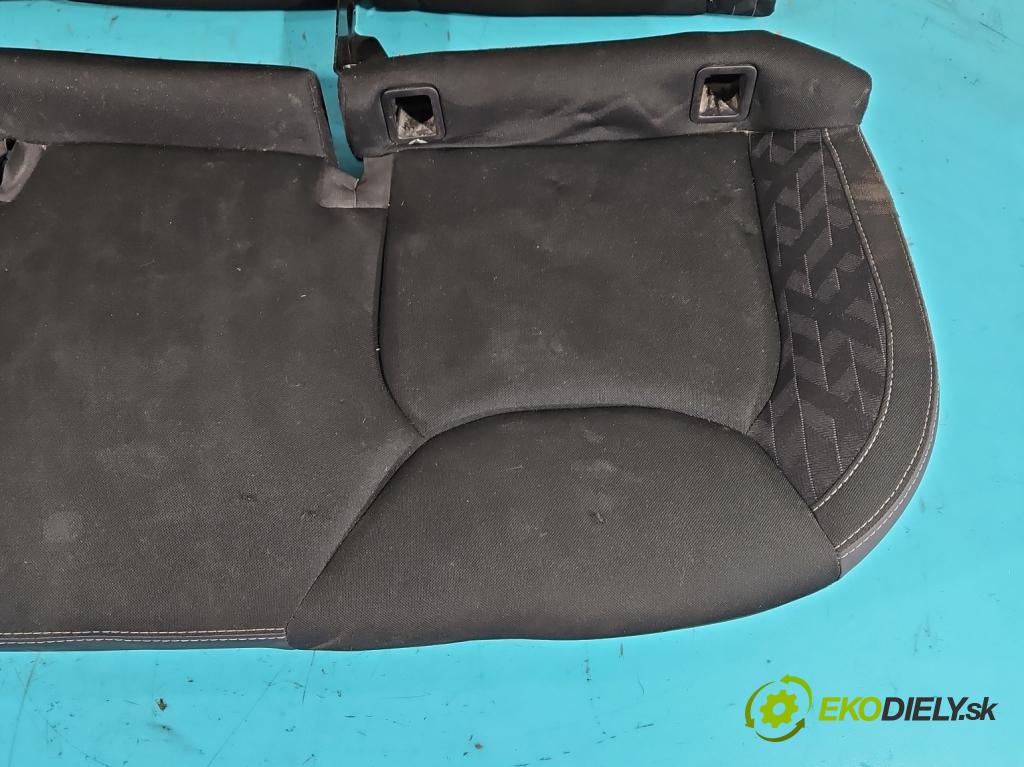 Renault Clio IV 2012-2020 0.9 T 90 HP manual 66 kW 898 cm3 5- Pohovka: zadné  (Sedačky, sedadlá)