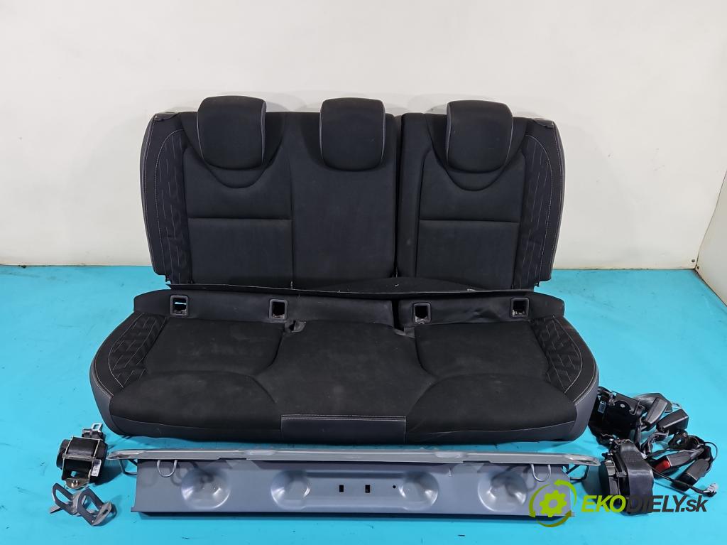Renault Clio IV 2012-2020 0.9 T 90 HP manual 66 kW 898 cm3 5- Pohovka: zadné  (Sedačky, sedadlá)