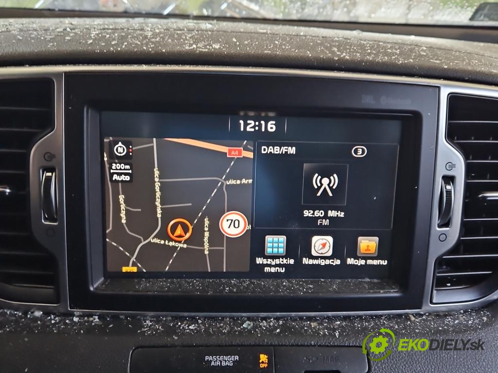 Kia Sportage IV 2015-2021 1.7 crdi 141 HP automatic 104 kW 1685 cm3 5- Zobrazit: 96560-F1610 (Prístrojové dosky, displeje)