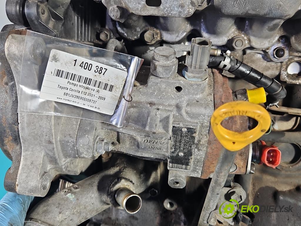 Toyota Corolla E12 2001-2009 2.0 D4D 110 HP manual 81 kW 1995 cm3 3- čerpadlo vstrekovacia 097300-00177 (Vstrekovacie čerpadlá)