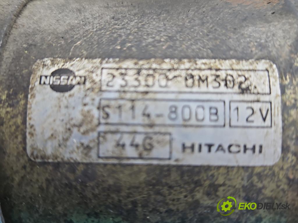 Nissan Almera N16 2000-2006 1.8 16V 116 HP automatic 85 kW 1769 cm3 5- štartér 23300-0M302 (Štartéry)