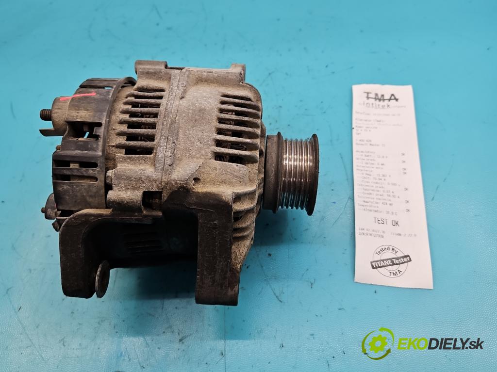 Renault Master II 1998-2010 2.5d 79KM manual 58 kW 2499 cm3 5- Alternator 7700300407 (Alternátory)