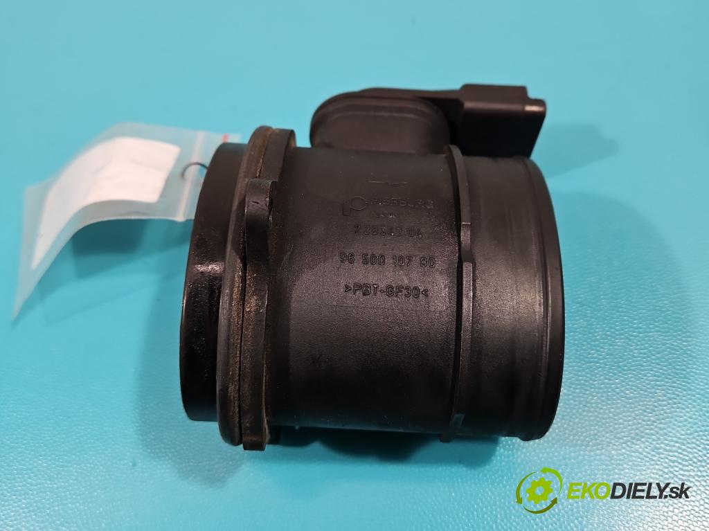 Peugeot 307 1.6 hdi 90 HP manual 66,2 kW 1560 cm3 5- průtokoměr: 9650010780 (Váhy vzduchu)