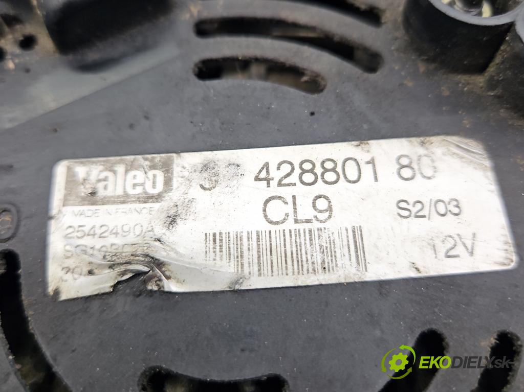 Citroen C5 I 2001-2008 1,8.0 16V 116 HP manual 85 kW 1749 cm3 5- Alternator 9642880180 (Alternátory)