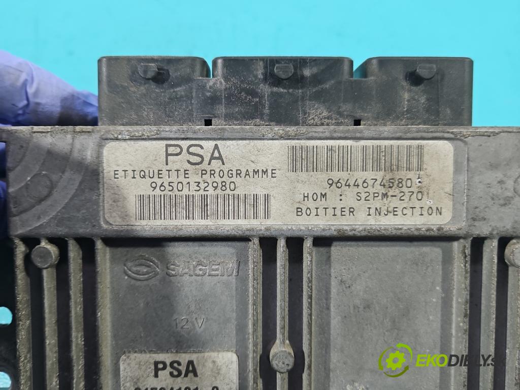 Citroen Xsara Picasso 1,8.0 16V 116 HP manual 85 kW 1749 cm3 5- riadiaca jednotka motora 9650132980