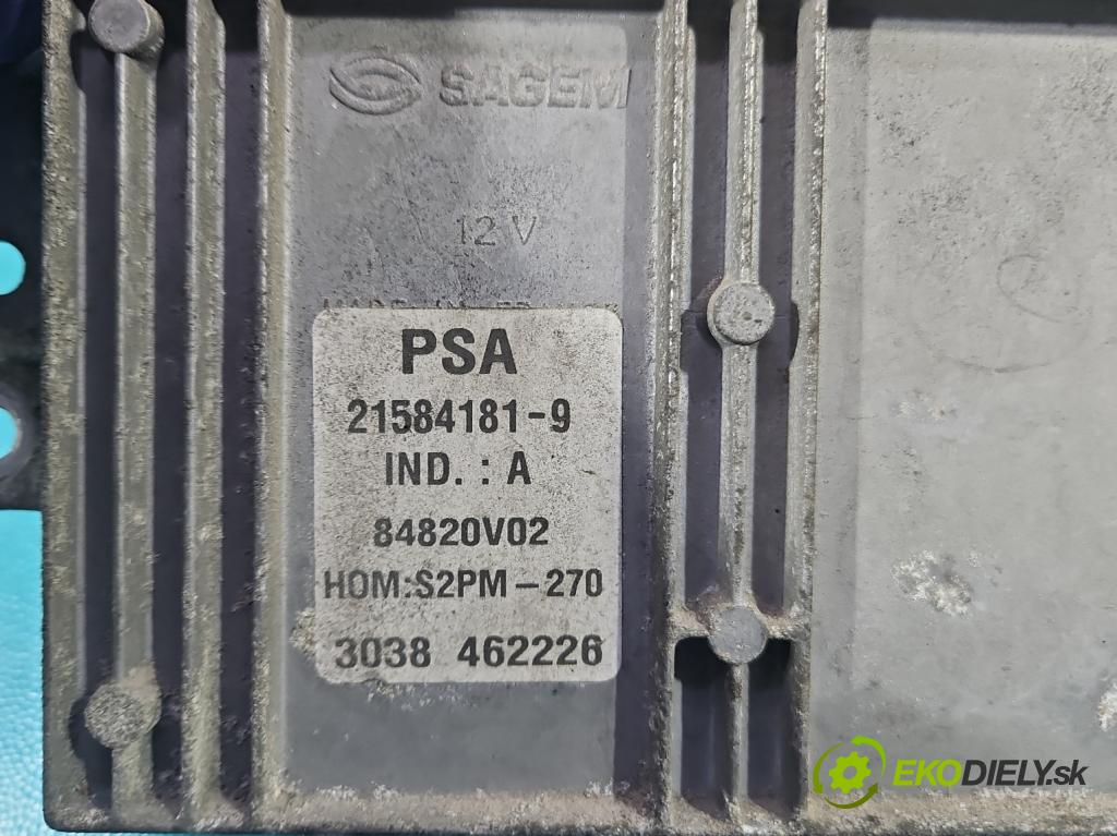 Citroen Xsara Picasso 1,8.0 16V 116 HP manual 85 kW 1749 cm3 5- riadiaca jednotka motora 9650132980
