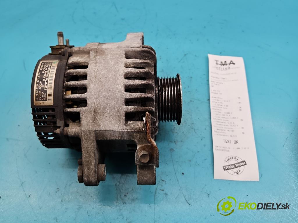 Peugeot 107 1.0 68 HP manual 50 kW 998 cm3 3- Alternator 27060-0Q021 (Alternátory)