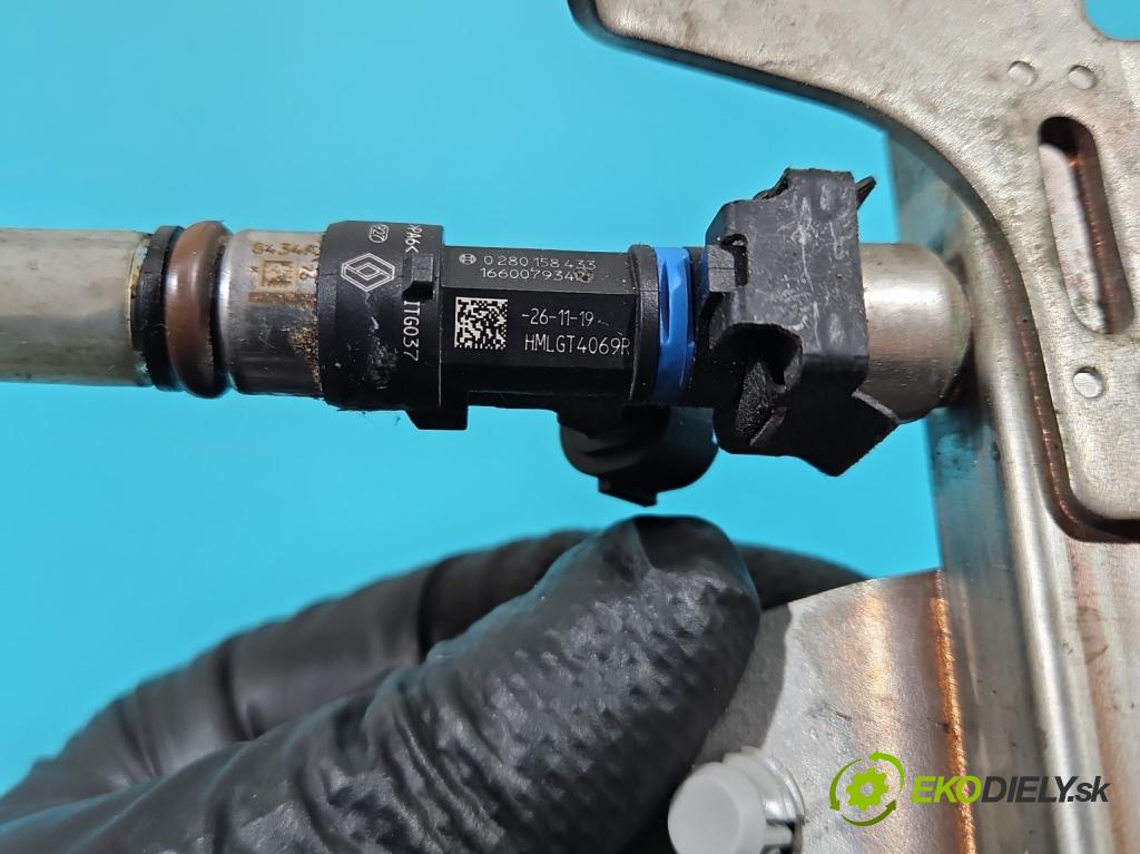 Renault Clio IV 2012-2020 0.9 T 90 HP manual 66 kW 898 cm3 5- vstrek 0280158433 (Vstrekovače)