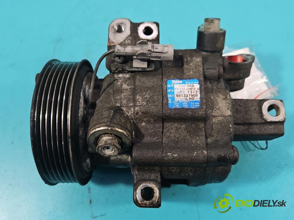 Peugeot 107 1.0 68 HP manual 50 kW 998 cm3 3- Kompresor: klimatizácie 506021-7372 (Kompresory klimatizácie)