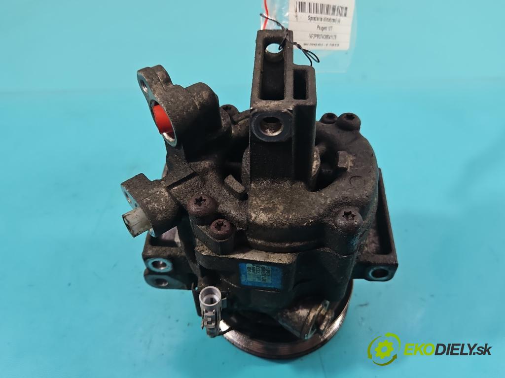 Peugeot 107 1.0 68 HP manual 50 kW 998 cm3 3- Kompresor: klimatizácie 506021-7372 (Kompresory klimatizácie)