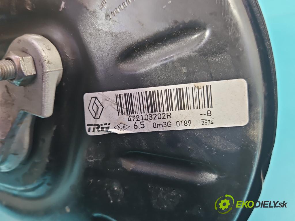 Renault Clio IV 2012-2020 0.9 T 90 HP manual 66 kW 898 cm3 5- servo brzdové 472103202R
