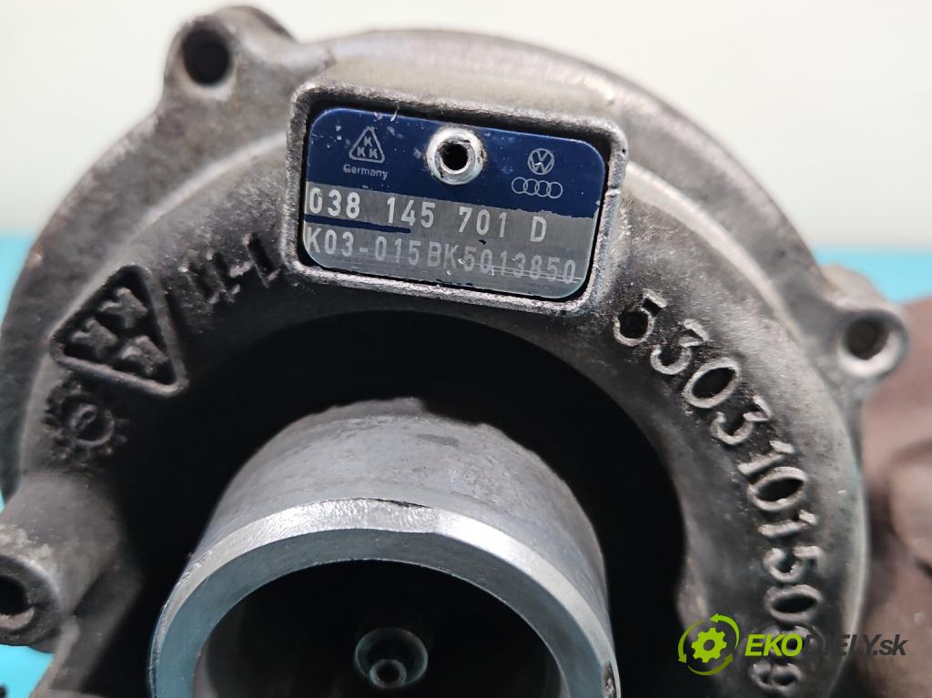 Skoda Octavia I 1996-2010 1.9 tdi 90 hp manual 66 kW 1896 cm3 5- Turbodmychadlo K03-015 (Turbodúchadla (kompletní))