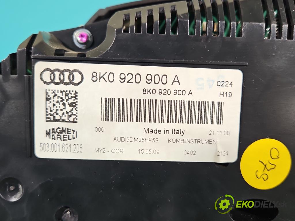 Audi A4 B8 2007-2015 1.8 TFSI 120 HP manual 88 kW 1798 cm3 5- prístrojovka/ budíky 8K0920900A (Prístrojové dosky, displeje)