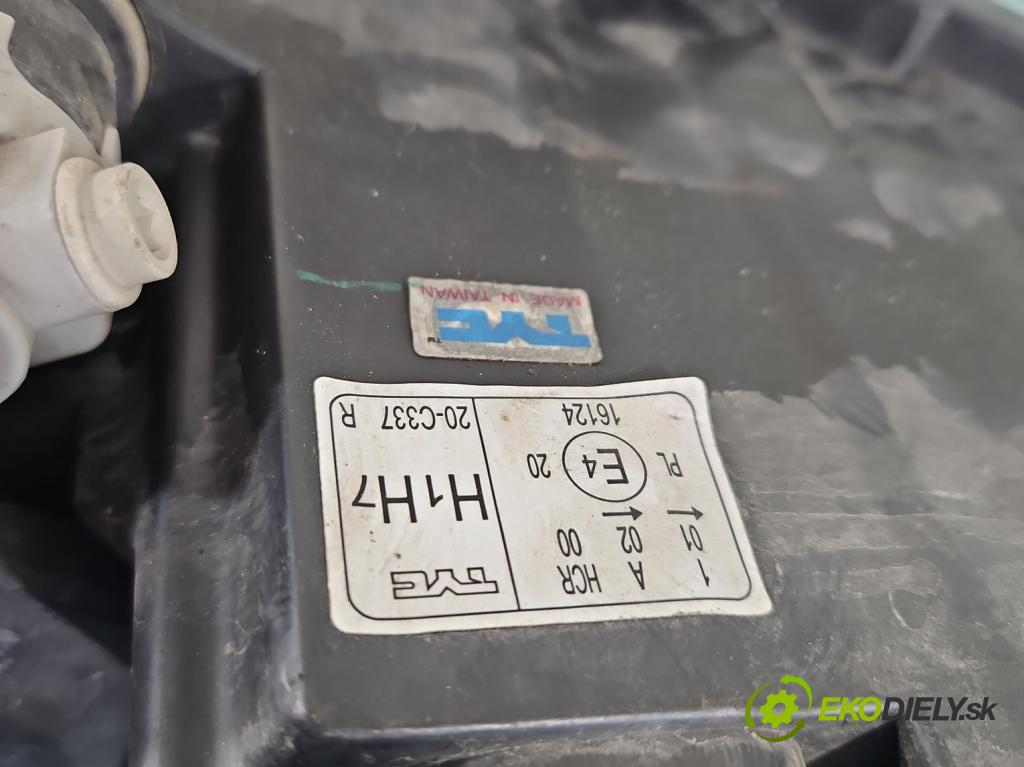 Renault Master III 2010-2019 2.3 dci 101 HP manual 74 kW 2299 cm3 5- Reflektor: pravý  (Pravé)