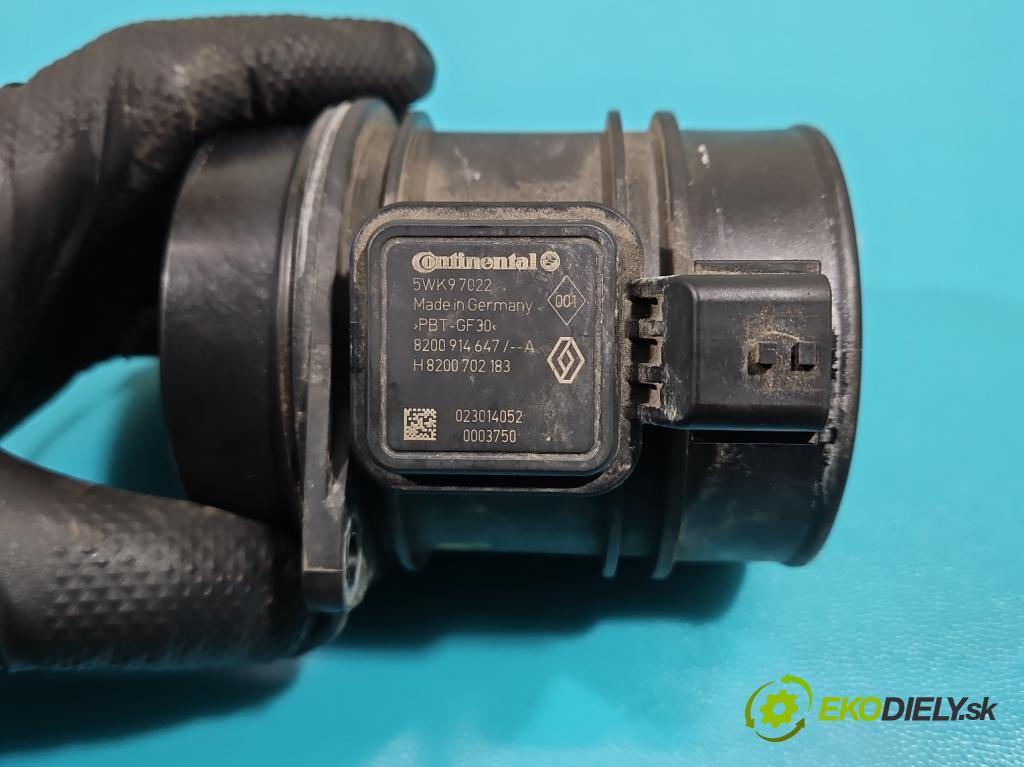 Renault Master III 2010-2019 2.3 dci 101 HP manual 74 kW 2299 cm3 5- průtokoměr: 8200914647 (Váhy vzduchu)