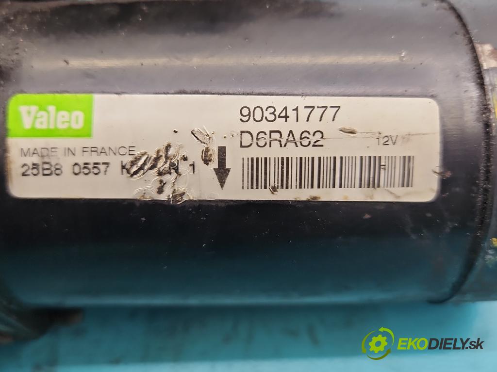 Opel Astra II 1998-2009 1.4 16V 90 HP manual 66 kW 1389 cm3 5- štartér D6RA62 (Štartéry)
