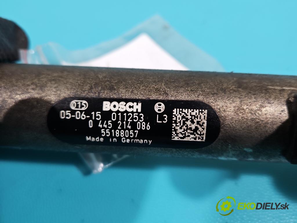 Opel Astra III 2004-2014 1,3.0 cdti 90 HP manual 66 kW 1248 cm3 5- lišta vstrekovacia 0445214086 (Vstrekovacie lišty)