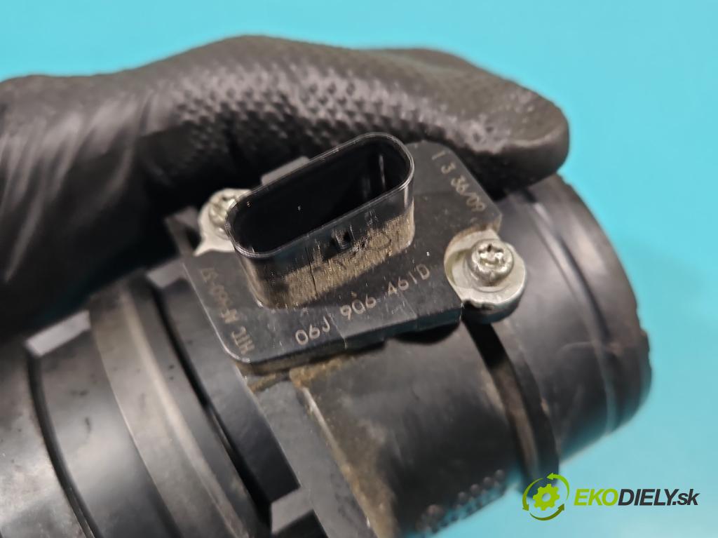 Audi Q5 2008-2016 2.0 TFSI 211KM manual 155 kW 1984 cm3 5- průtokoměr: 06J906461D (Váhy vzduchu)