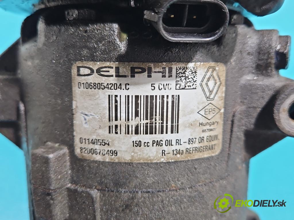 Renault Scenic II 2003-2009 1.9 dci 131 hp manual 96 kW 1870 cm3 5- Kompresor: klíma 8200678499 (Kompresory)