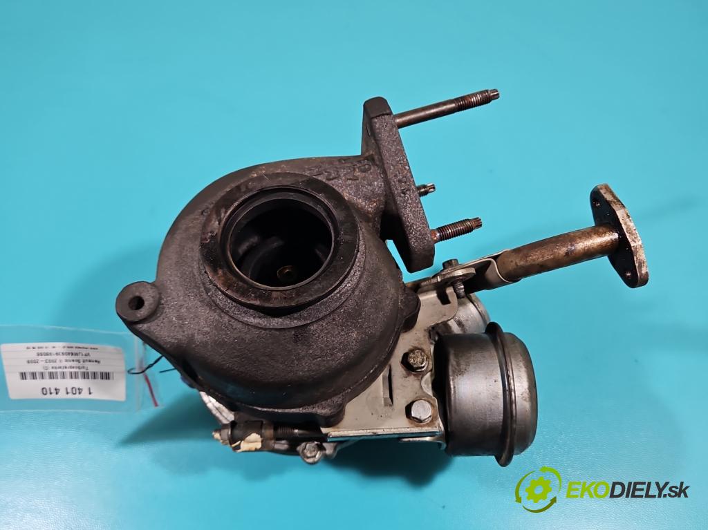 Renault Scenic II 2003-2009 1.9 dci 131 hp manual 96 kW 1870 cm3 5- Turbodmychadlo 763980-5 (Turbodúchadla (kompletní))