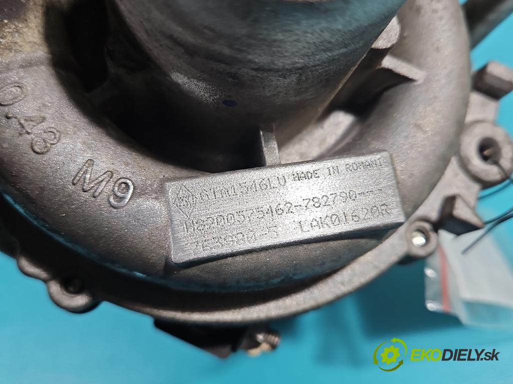 Renault Scenic II 2003-2009 1.9 dci 131 hp manual 96 kW 1870 cm3 5- Turbodmychadlo 763980-5 (Turbodúchadla (kompletní))