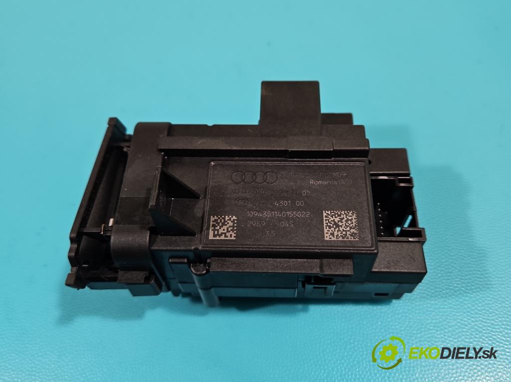 Audi Q5 2008-2016 2.0 TFSI 211KM manual 155 kW 1984 cm3 5- Spínačka 8K0909131D (Spínacie skrinky a kľúče)