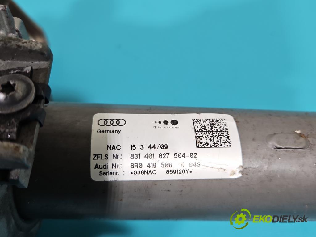 Audi Q5 2008-2016 2.0 TFSI 211KM manual 155 kW 1984 cm3 5- Stĺpik volant 8R0419506K (Tyč riadenia (volantu))