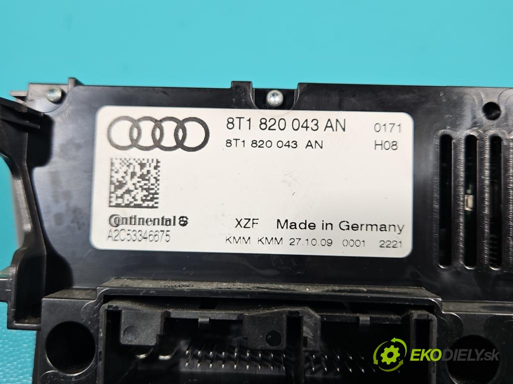 Audi Q5 2008-2016 2.0 TFSI 211KM manual 155 kW 1984 cm3 5- panel kúrenia 8T1820043AN