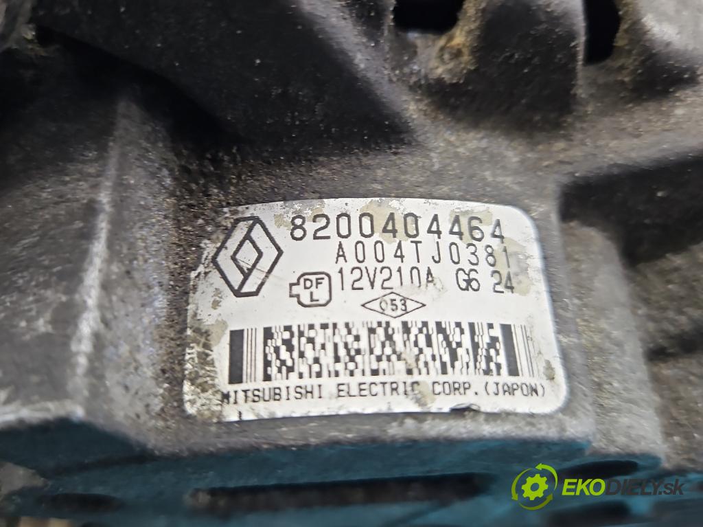 Renault Master III 2010-2019 2.3 dci 101 HP manual 74 kW 2299 cm3 5- Alternator 8200404464 (Alternátory)