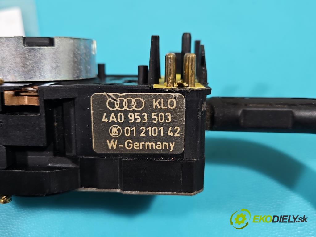 Audi 80 B4 1991-1994 2.0 90 HP manual 66 kW 1984 cm3 4- prepínač komplex: 4A0953503 (Prepínače, spínače, tlačidlá a ovládače kúrenia)