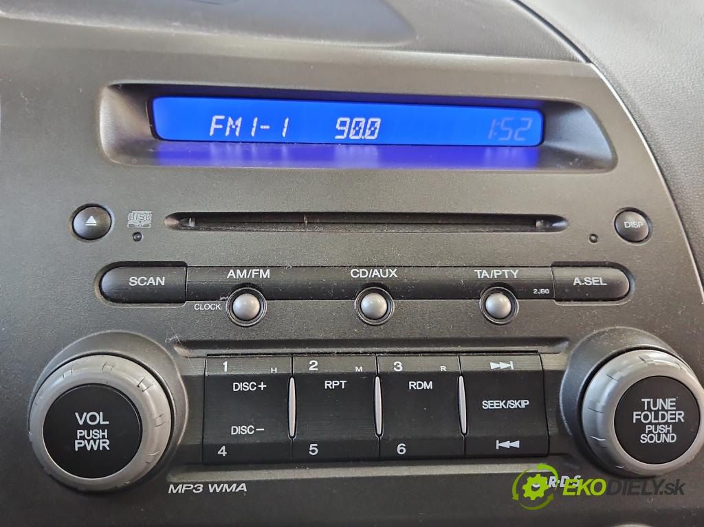Honda Civic VIII 2006-2011 1.8 16V 140 HP manual 103 kW 1799 cm3 4- Radio originál 39100-SNA-G220-M1
