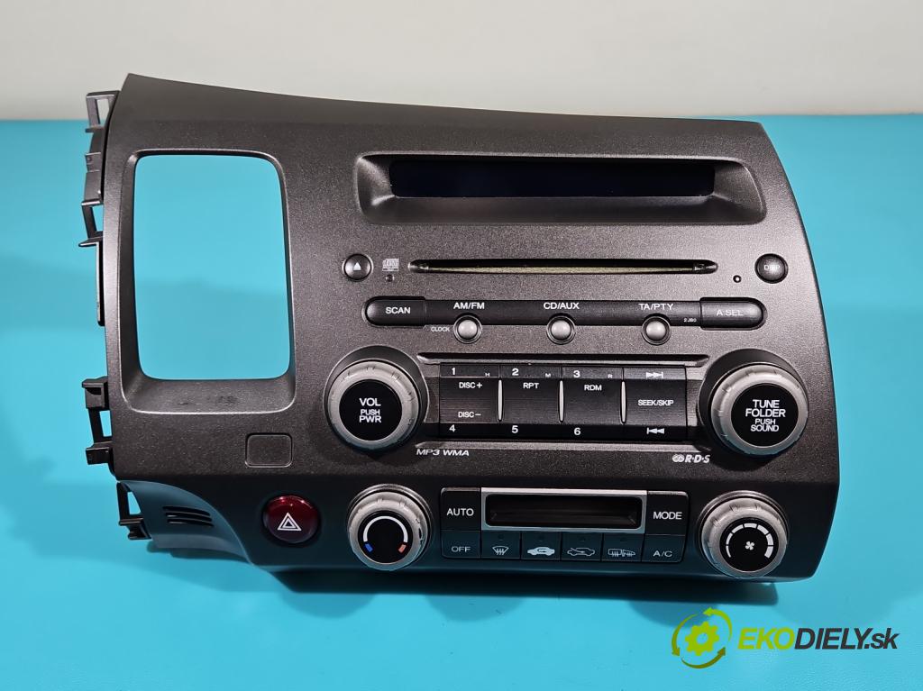 Honda Civic VIII 2006-2011 1.8 16V 140 HP manual 103 kW 1799 cm3 4- Radio originál 39100-SNA-G220-M1