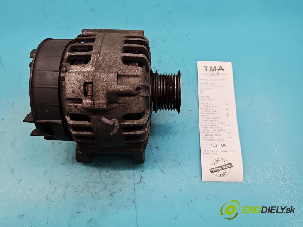 Renault Scenic II 2003-2009 1.9 dci 131 HP manual 96 kW 1870 cm3 5- Alternator 8200667611 (Alternátory)