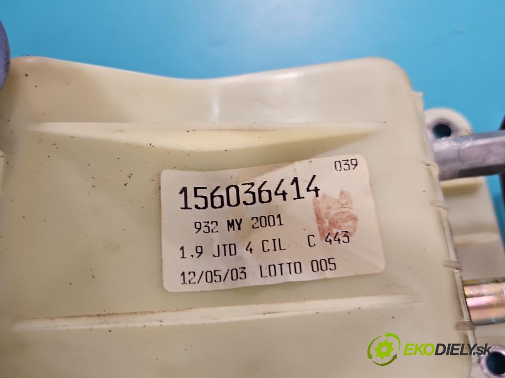 Alfa romeo 156 1.9 jtd 116 hp manual 85 kW 1910 cm3 4- kulisa změny stupňová 156036414 (Rýchlostné páky / kulisy)