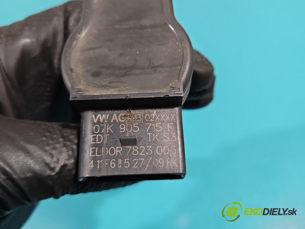 Audi Q5 2008-2016 2.0 TFSI 211KM manual 155 kW 1984 cm3 5- cievka zapaľovacia 07K905715F (Zapaľovacie cievky, moduly)