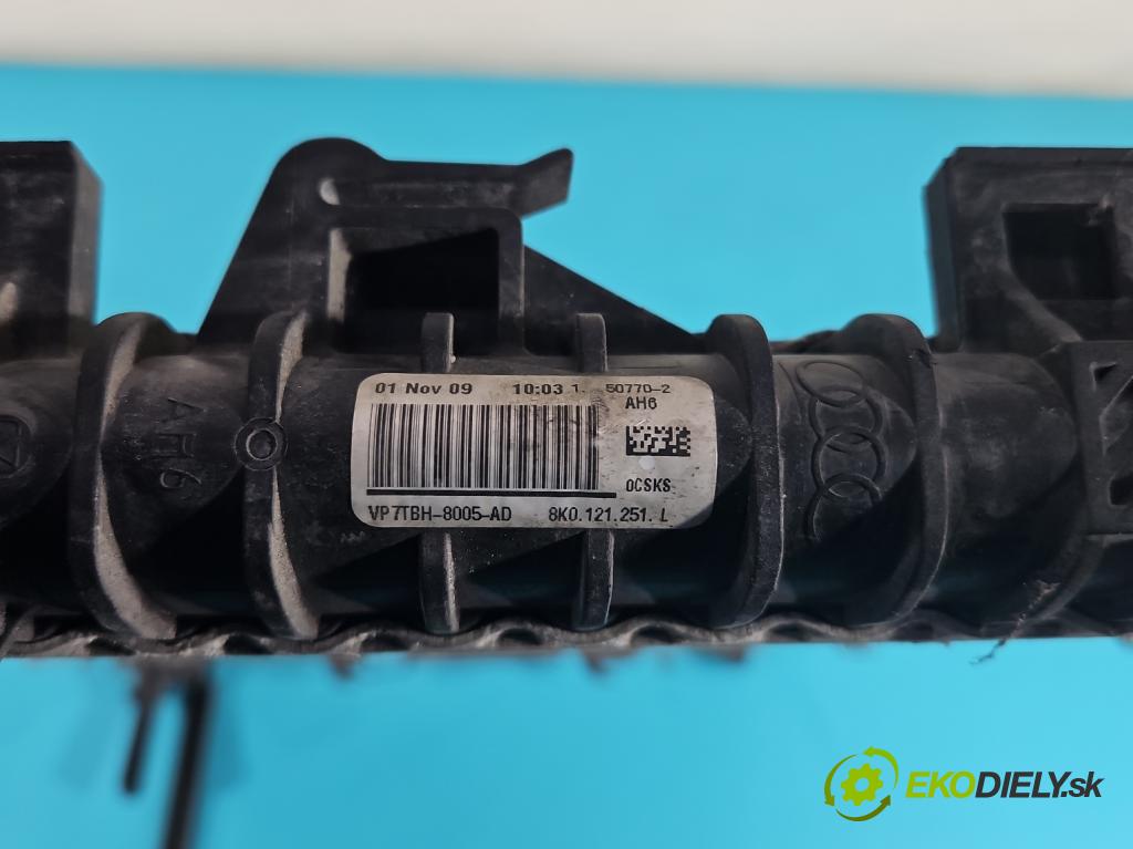 Audi Q5 2008-2016 2.0 TFSI 211KM manual 155 kW 1984 cm3 5- Chladič vody 8K0121251L (Chladiče vody)