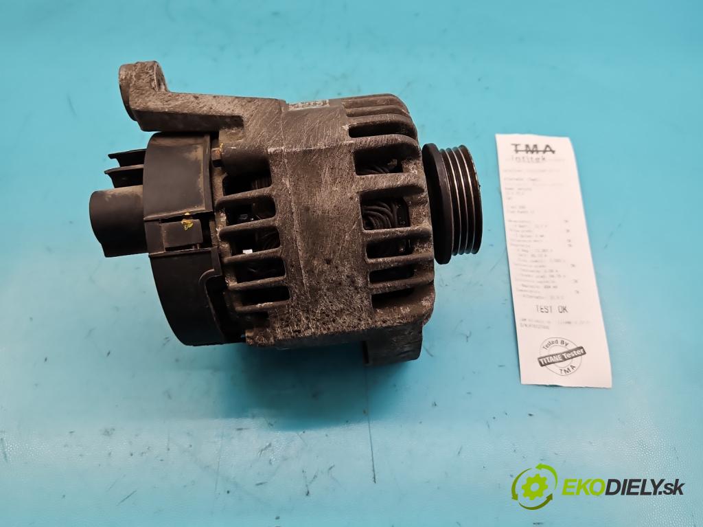 Fiat Punto II 1999-2010 1.2 8V 60 HP manual 44 kW 1242 cm3 3- Alternator 71780086 (Alternátory)