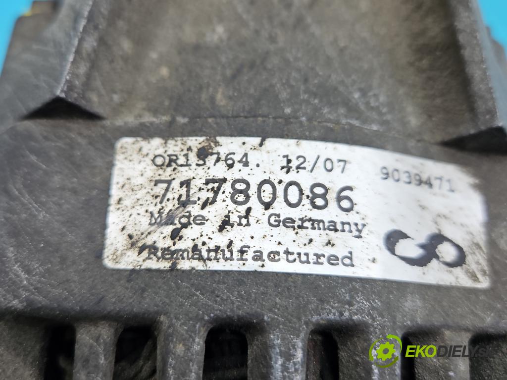 Fiat Punto II 1999-2010 1.2 8V 60 HP manual 44 kW 1242 cm3 3- Alternator 71780086 (Alternátory)