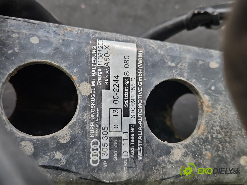 Audi A4 B8 2007-2015 1.8 TFSI 120 hp manual 88 kW 1798 cm3 5- oko tažné 8T0092155D (Tažná zařízení)