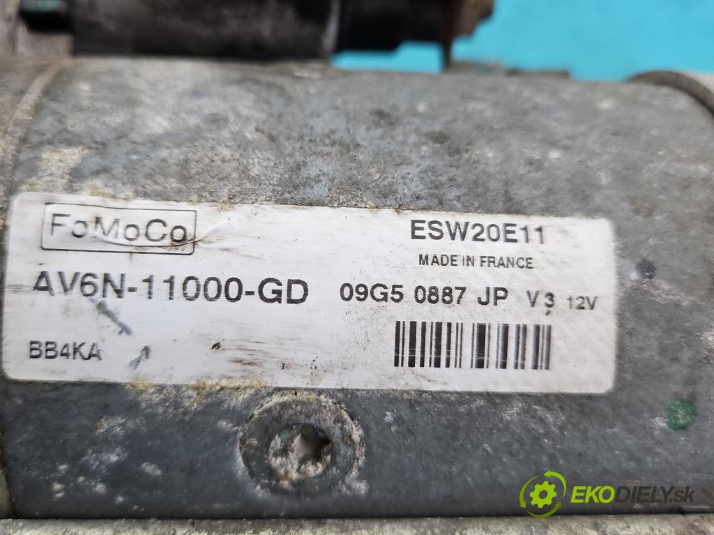 Ford Focus Mk3 2010-2018 1.5 tdci 120 HP manual 88 kW 1499 cm3 5- štartér AV6N-11000-GD (Štartéry)